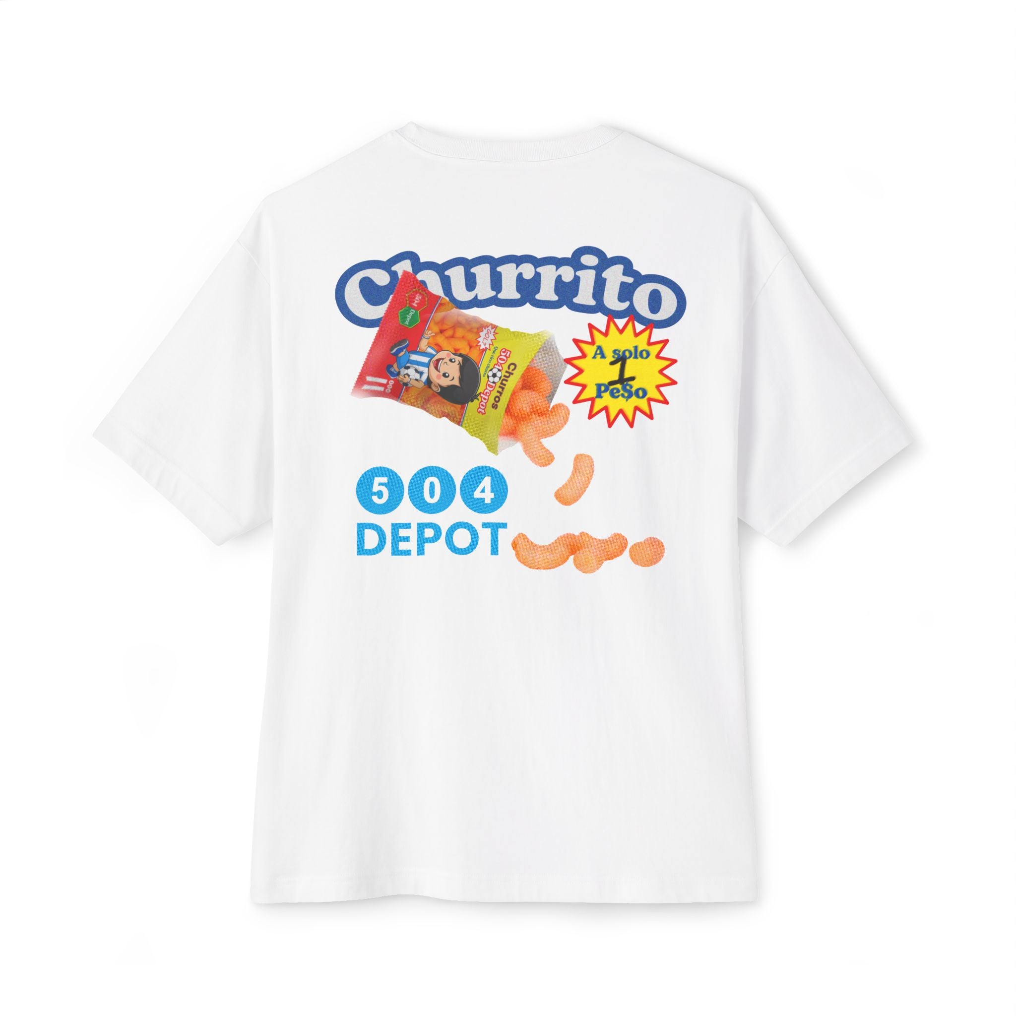 Camiseta churro oversized