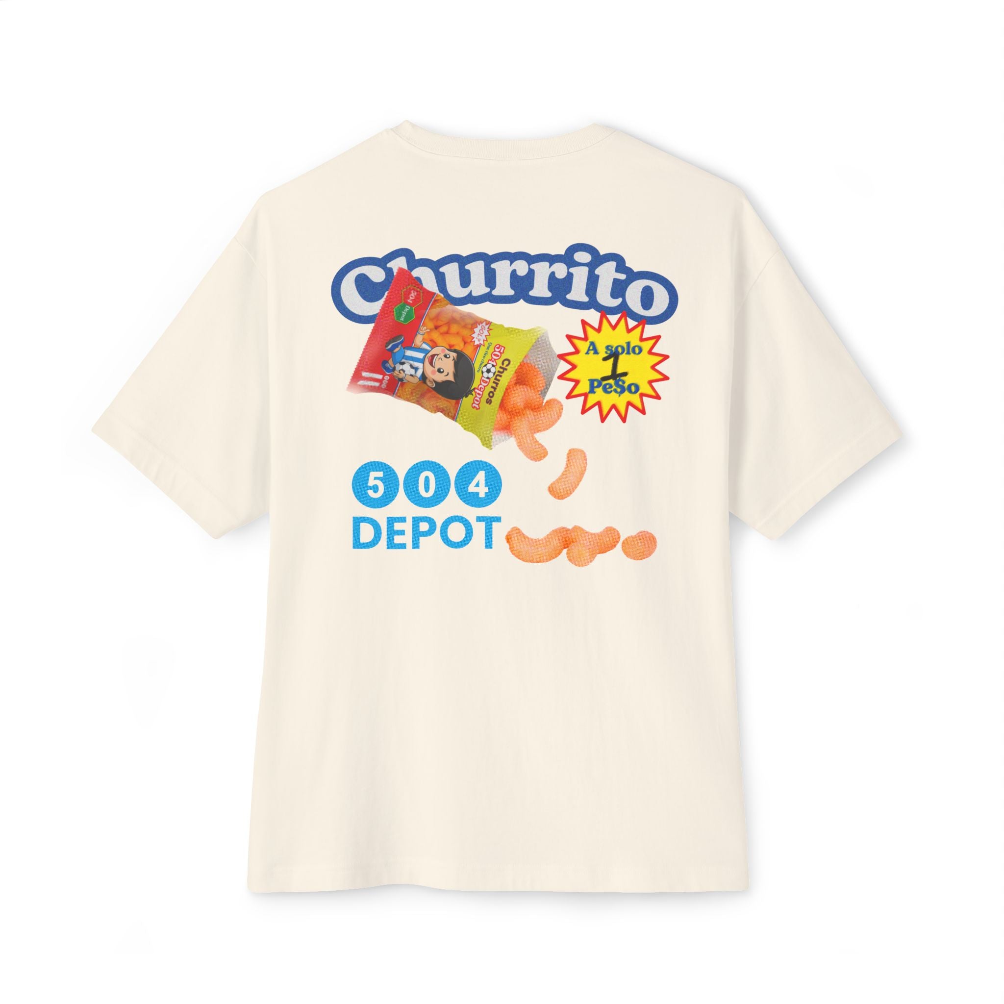 Camiseta churro oversized