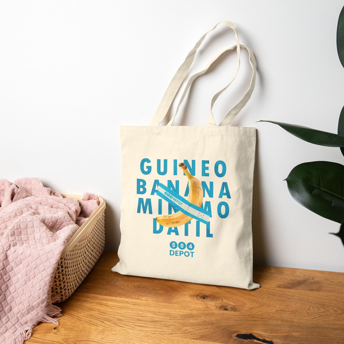 La banana en bolsa.