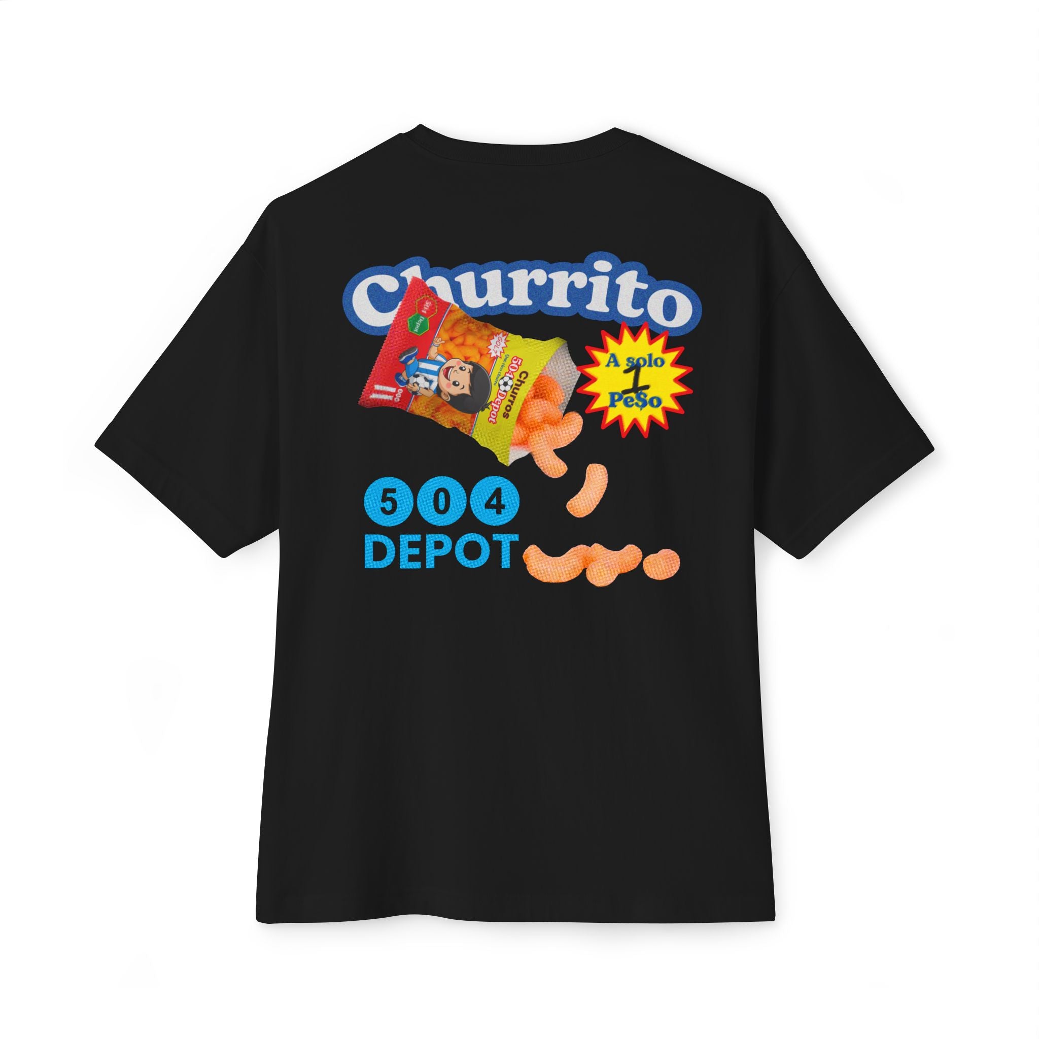 Camiseta churro oversized